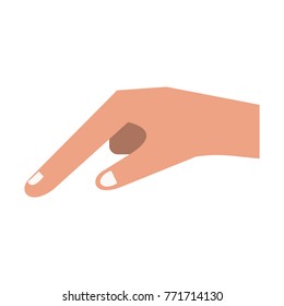 Human hand holding something