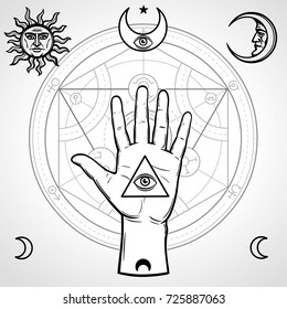 302 Satanic symbol eye mason vector Images, Stock Photos & Vectors ...