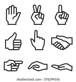 human hand icon 