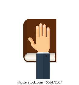 oath taking hand clipart holding