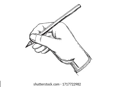 Hand Pencil Images, Stock Photos & Vectors | Shutterstock