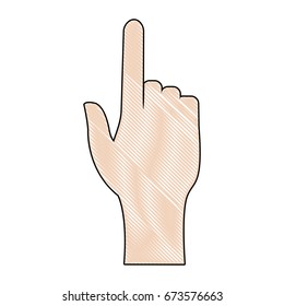 human hand pointing finger touch concept