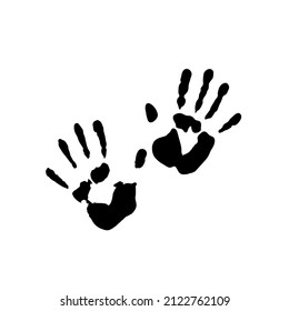 Ilustración vectorial de la mano humana