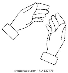human hand receiving icon