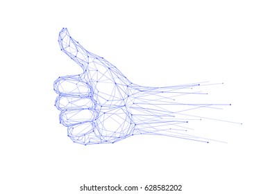 Human hand, showing OK sight, fingers showing symbol 