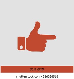 Human Hand sign. 
