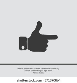 Human Hand sign. 