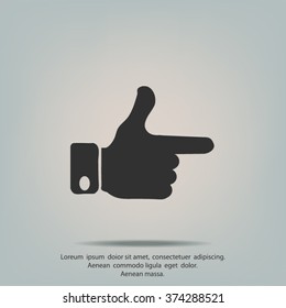 Human Hand sign. 