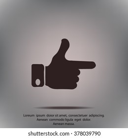 Human Hand sign. 