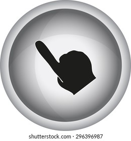 Human Hand  sign. Vector icon