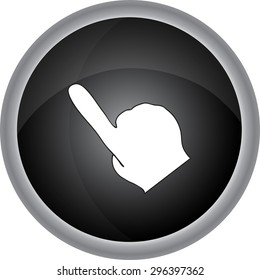 Human Hand  sign. Vector icon