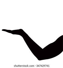 human hand silhouette
