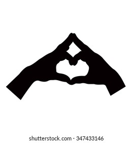 human hand silhouette 