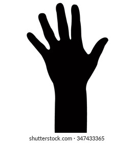 human hand silhouette 