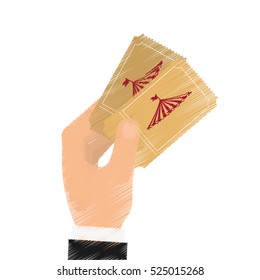 Human hand silhouette icon vector illustration graphic design