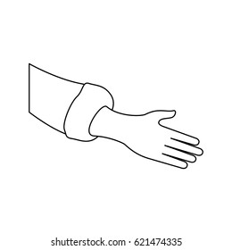 Human hand symbol