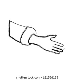 Human hand symbol