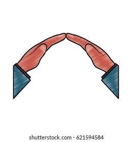 Human hand symbol