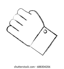 Human hand symbol