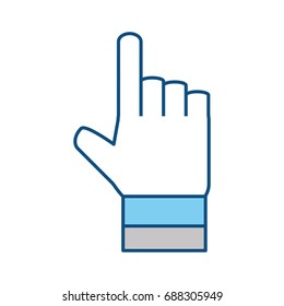 Human hand symbol