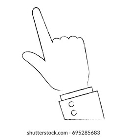 Human hand symbol