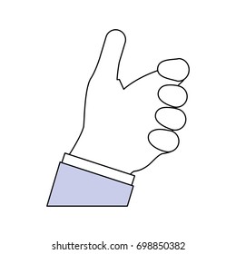Human hand symbol