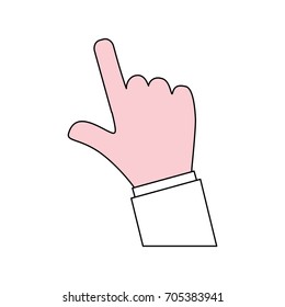 Human hand symbol