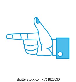 Human hand symbol