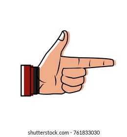 Human hand symbol