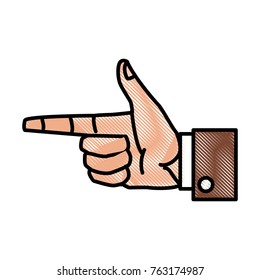 Human hand symbol