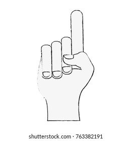 Human hand symbol