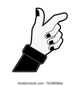 Human hand symbol