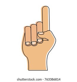 Human hand symbol