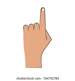 Human hand symbol