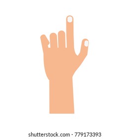 Human hand symbol