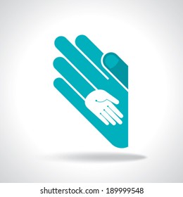 human hand unity concept