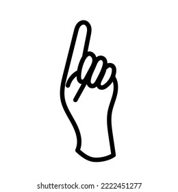 Menschliche Hand Vektorgrafik Symbol Illustration einzeln weiß. Thumb menschliche Hand Silhouette Signatur Konzept Arm Gruppe. Zeichnen männlicher Cartoon Körperteil Symbol Anatomie Gesten der Kunst des Gesundheitswesens