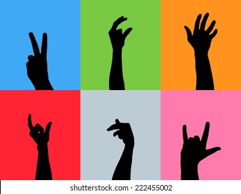 Human hands 