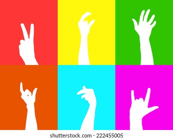 Human hands 