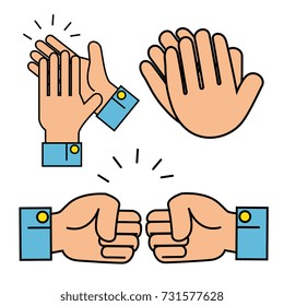 human hands clapping ovation applaud hands 