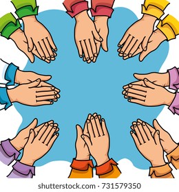 human hands clapping ovation applaud hands 