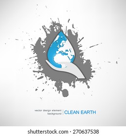 Human hands holding Earth, save earth concept.