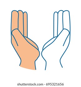 human hands icon