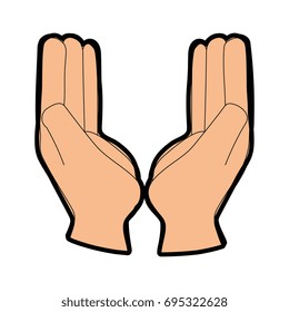 human hands icon