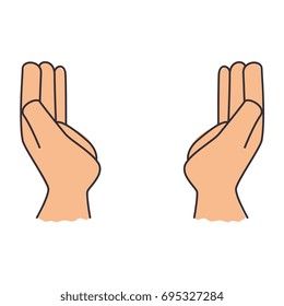 human hands icon