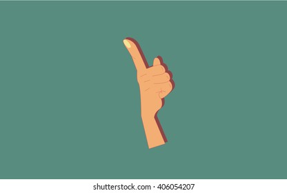 Human hands icon set isolated vector illustration
