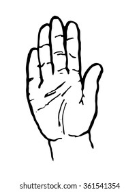 human hands:hands up ,palm hands,rock on sign 1