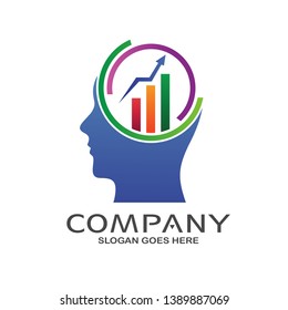 Human Head Business Logo Vector