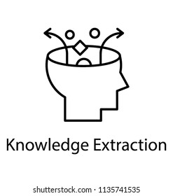 
Human head with dots connecting over head directing towards mind mapping 
