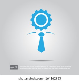 human head gear vector icon